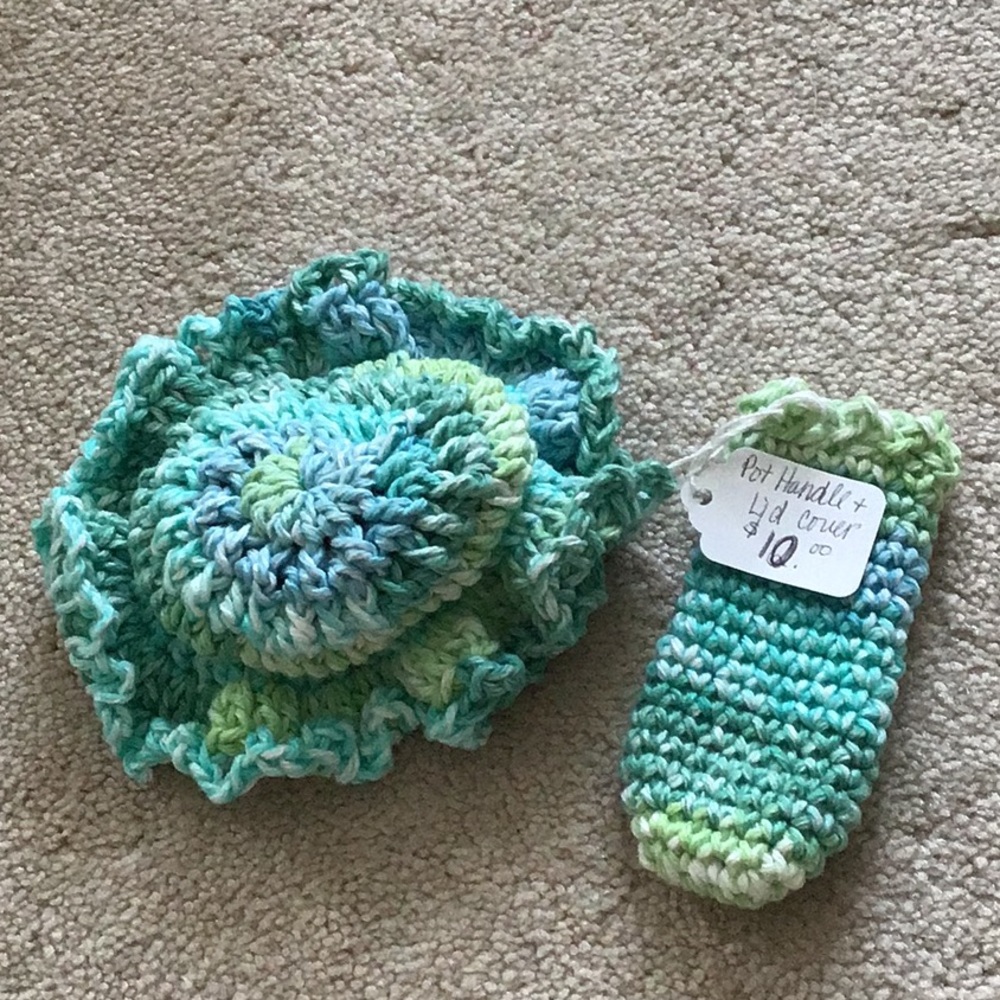 Pot Handle/Lid Cover Handmade Cotton